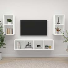 Tv-Wandmeubelen Spaanplaat Wit