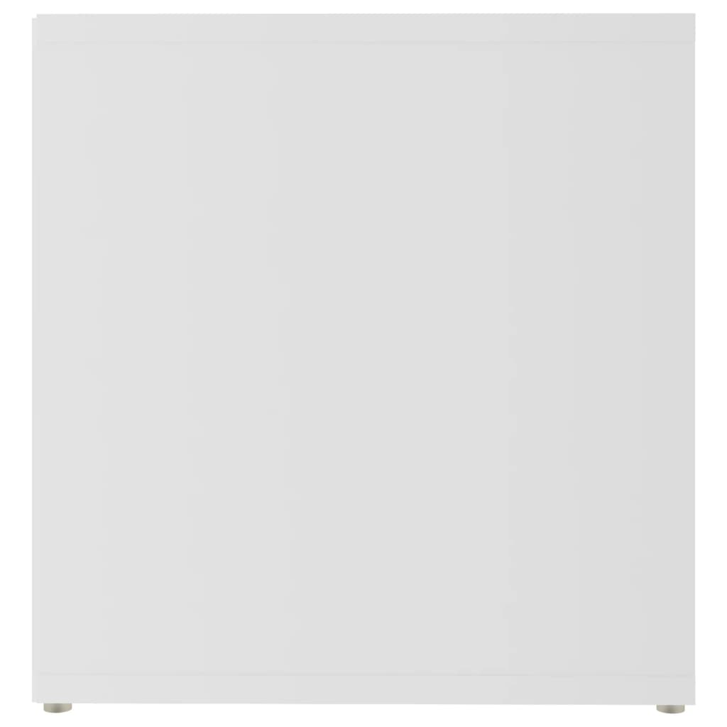 Tv-Meubelen 72X35X36,5 Cm Bewerkt Hout 72 x 35 x 36.5 cm Wit