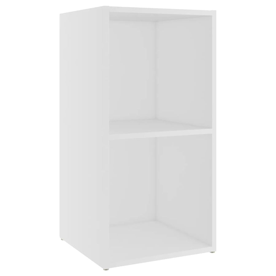 Tv-Meubelen 72X35X36,5 Cm Bewerkt Hout 72 x 35 x 36.5 cm Wit
