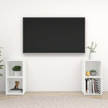 Tv-Meubelen 72X35X36,5 Cm Bewerkt Hout 72 x 35 x 36.5 cm Wit
