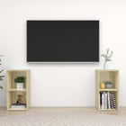 Tv-meubel 72x35x36,5 cm spaanplaat sonoma eiken