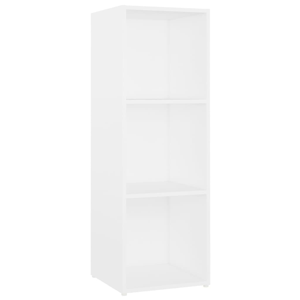 Tv-meubelen 2 st 107x35x37 cm bewerkt houtwit