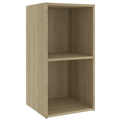 Tv-Meubelen 7X35X36,5 Cm Spaanplaat Kleurig 72 x 35 x 36.5 cm Sonoma eiken