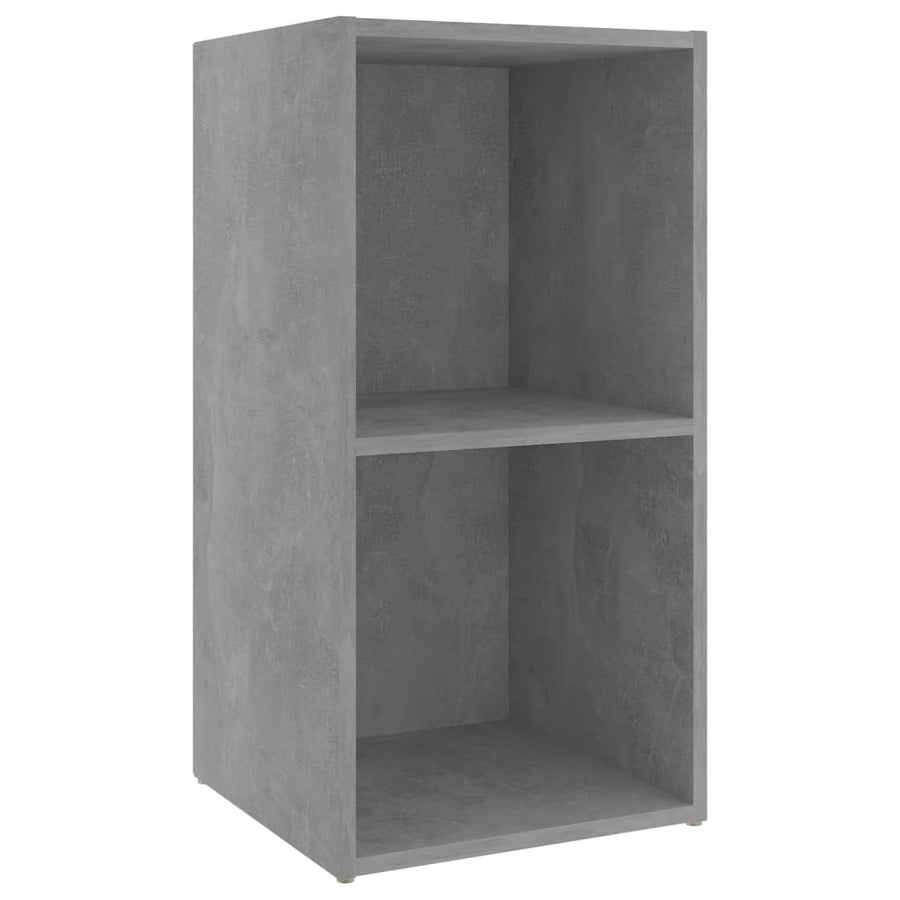 Tv-Meubelen 7X35X36,5 Cm Spaanplaat 72 x 35 x 36.5 cm Betongrijs