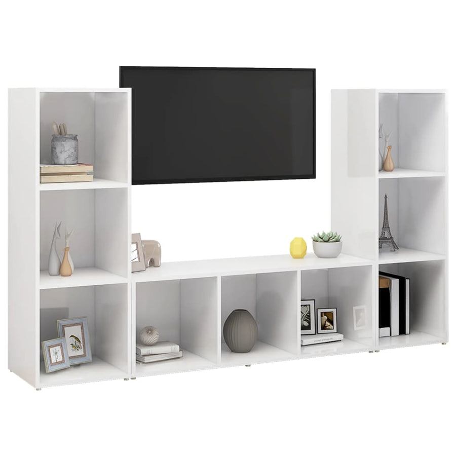 | TV-kast | 3 pcs 37 x 35 x 107,5 cm