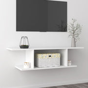 Tv-wandmeubel 103x30x26,5 cm wit bewerkt hout