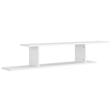 Tv-Wandschap 25X8X23 Cm Bewerkt Hout Wit