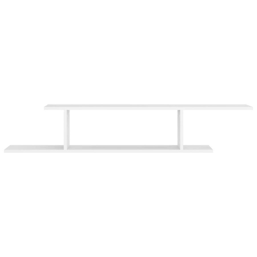 Tv-Wandschap 25X8X23 Cm Bewerkt Hout Wit