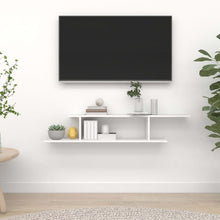 Tv-Wandschap 25X8X23 Cm Bewerkt Hout Wit