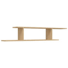 TV wall shelf 125x18x23 cm engineered wood Sonoma oak colour