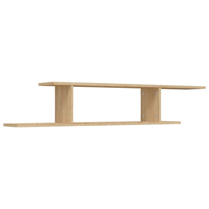 Tv-Wandschap 25X8X23 Cm Spaanplaat Kleurig Sonoma eiken