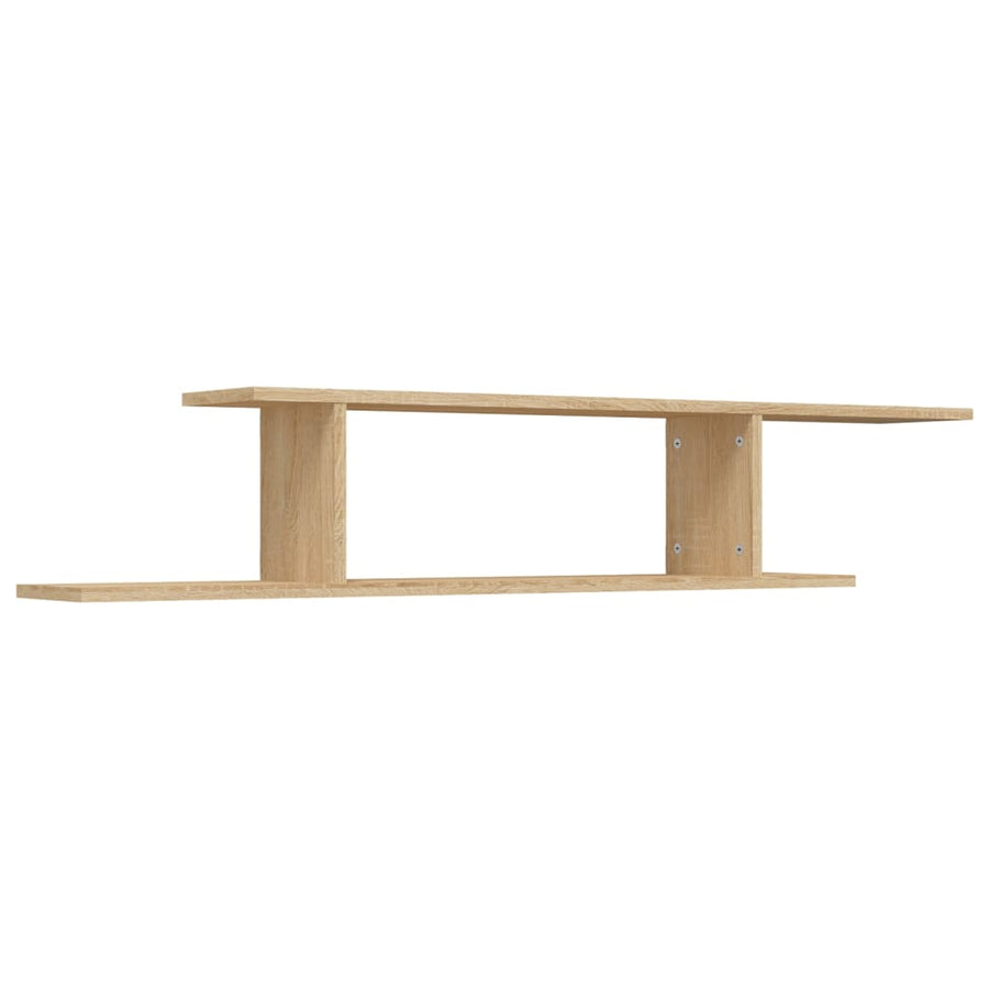 Tv-Wandschap 25X8X23 Cm Spaanplaat Kleurig Sonoma eiken