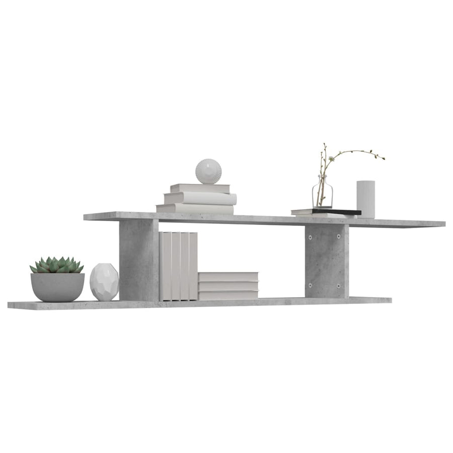 Tv-Wandschap 25X8X23 Cm Spaanplaat Betongrijs