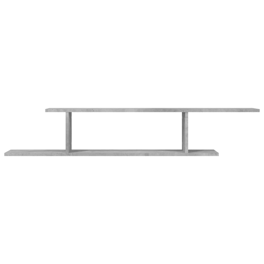 Tv-Wandschap 25X8X23 Cm Spaanplaat Betongrijs
