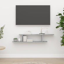 Tv-Wandschap 25X8X23 Cm Spaanplaat Betongrijs