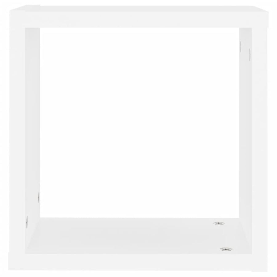 Wandschappen kubus 2 st 30x15x30 cm wit 2 30 x 15 x 30 cm