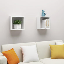 Wandschappen kubus 2 st 30x15x30 cm wit 2 30 x 15 x 30 cm