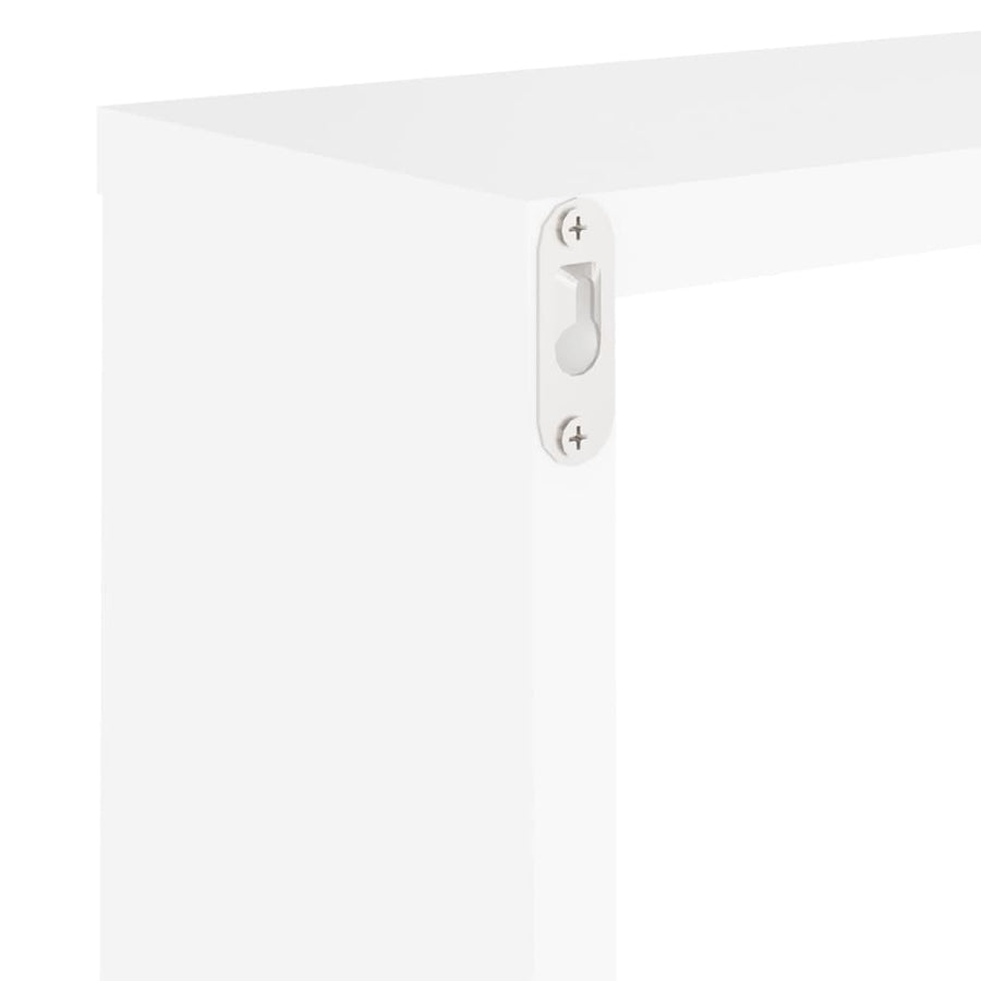 Wandschappen kubus 4 st 30x15x30 cm wit 4 30 x 15 x 30 cm
