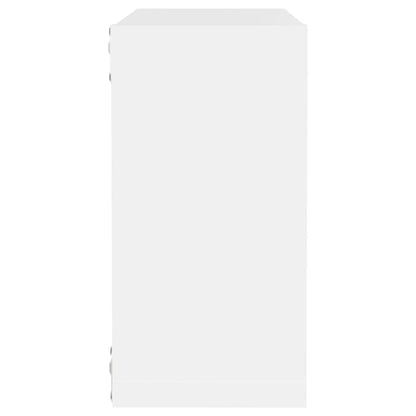 Wandschappen kubus 6 st 30x15x30 cm wit 6 30 x 15 x 30 cm
