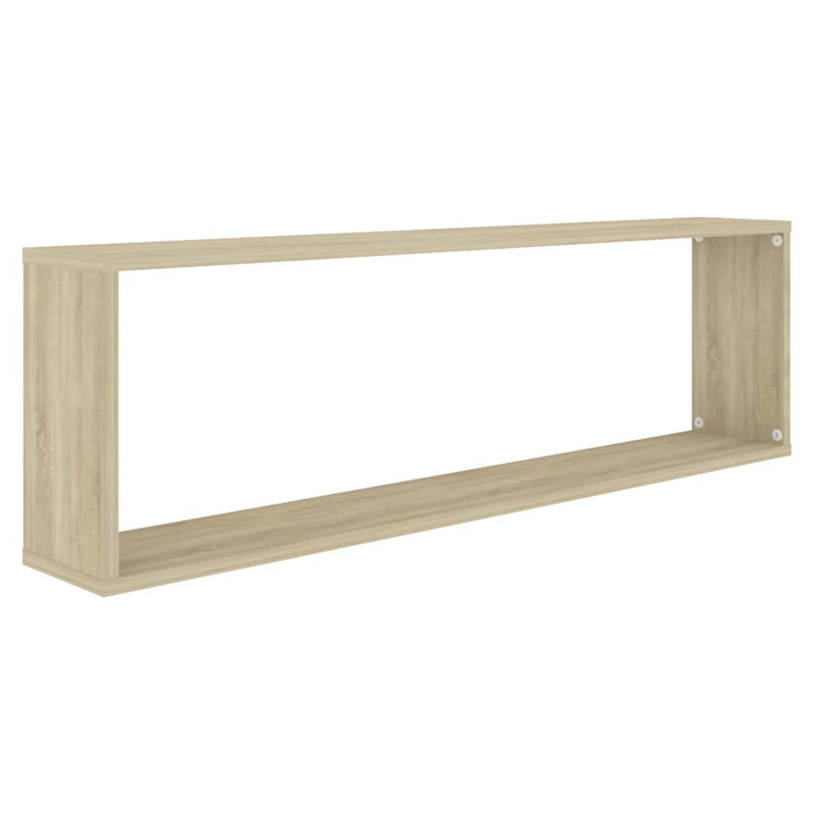 Wandschappen Kubus Spaanplaat Sonoma Eiken 4 100 x 15 x 30 cm