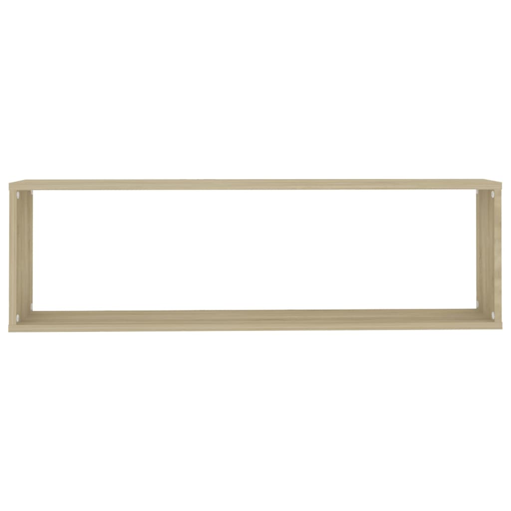 Wandschappen Kubus Spaanplaat Sonoma Eiken 4 100 x 15 x 30 cm