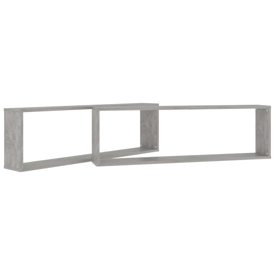 Wandschappen Kubus Spaanplaat Betongrijs 2 100 x 15 x 30 cm
