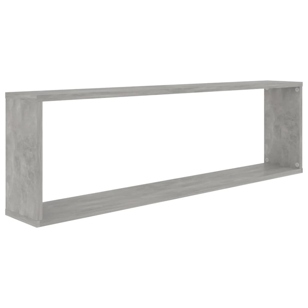 Wandschappen Kubus Spaanplaat Betongrijs 2 100 x 15 x 30 cm