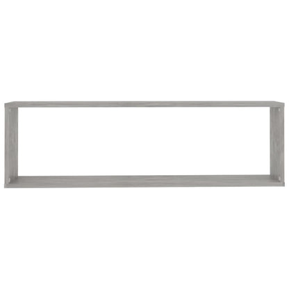Wandschappen Kubus Spaanplaat Betongrijs 2 100 x 15 x 30 cm