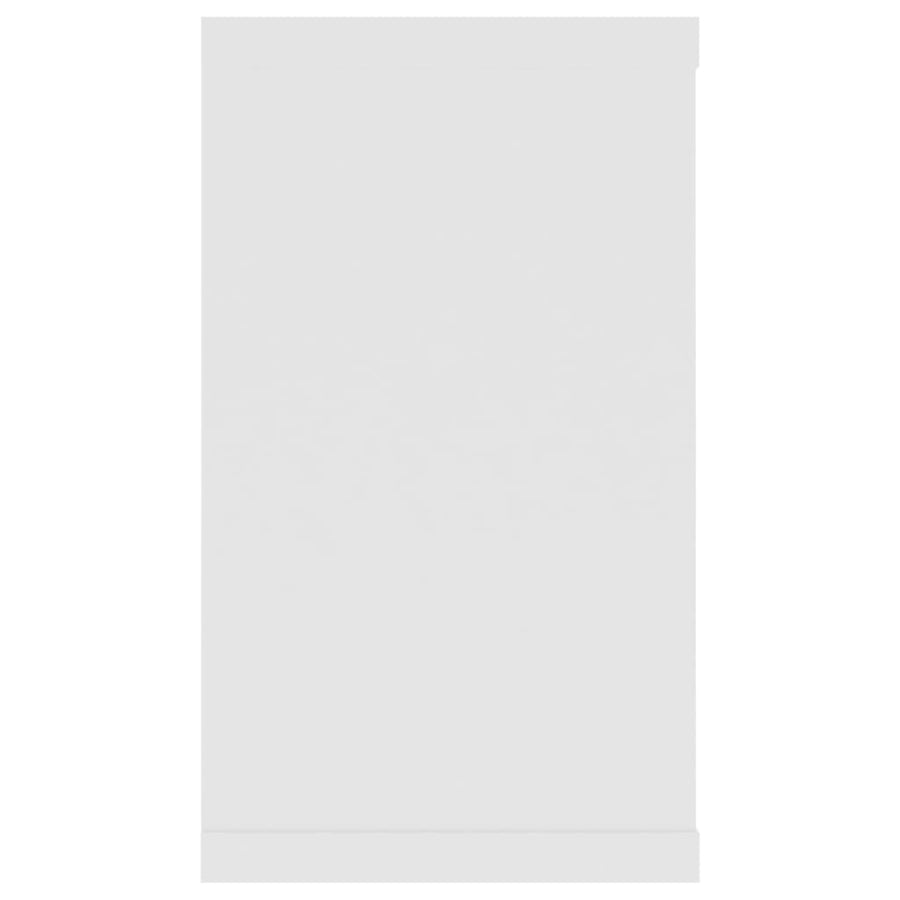 Wandschappen Kubus 80X15X6,5 Cm Spaanplaat Wit 2 80 x 15 x 26.5 cm