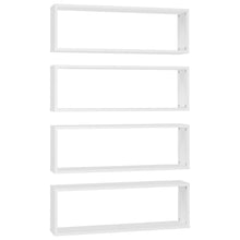 Wandschappen Kubus 80X15X26,5 Cm Spaanplaat Wit 4 80 x 15 x 26.5 cm