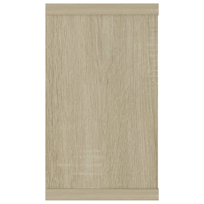 Wandschappen Kubus 80X15X26,5 Cm Spaanplaat Sonoma Eiken 4 80 x 15 x 26.5 cm