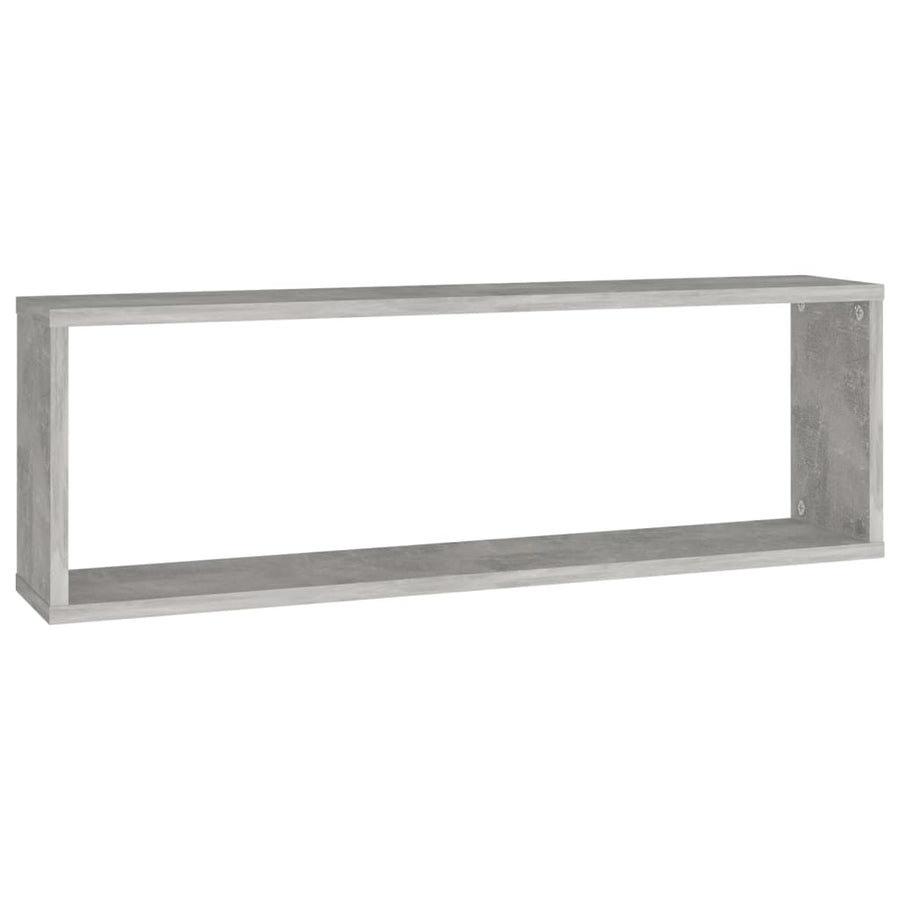 Wandschappen Kubus 80X15X6,5 Cm Spaanplaat Betongrijs 2 80 x 15 x 26.5 cm