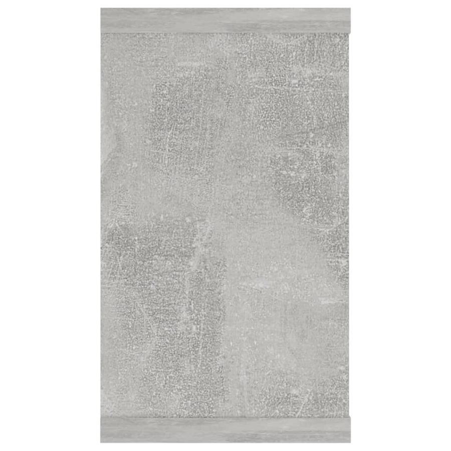 Wandschappen Kubus 80X15X6,5 Cm Spaanplaat Betongrijs 2 80 x 15 x 26.5 cm