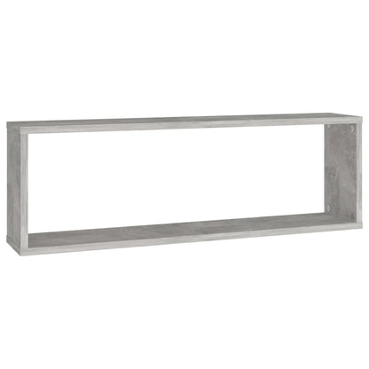 Wandschappen Kubus 80X15X26,5 Cm Spaanplaat Betongrijs 4 80 x 15 x 26.5 cm