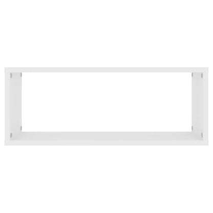 Wandschappen kubus 2 st 60x15x23 cm spaanplaat wit 2 60 x 15 x 23 cm