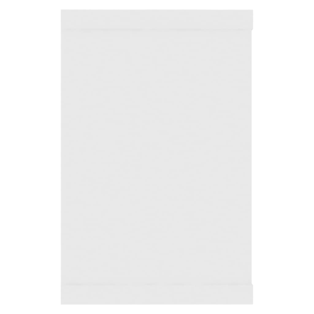 Wandschappen kubus 2 st 60x15x23 cm spaanplaat wit 2 60 x 15 x 23 cm