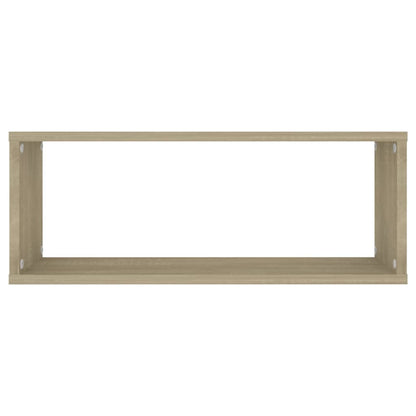 Wandschappen Kubus Spaanplaat Sonoma Eiken 2 60 x 15 x 23 cm