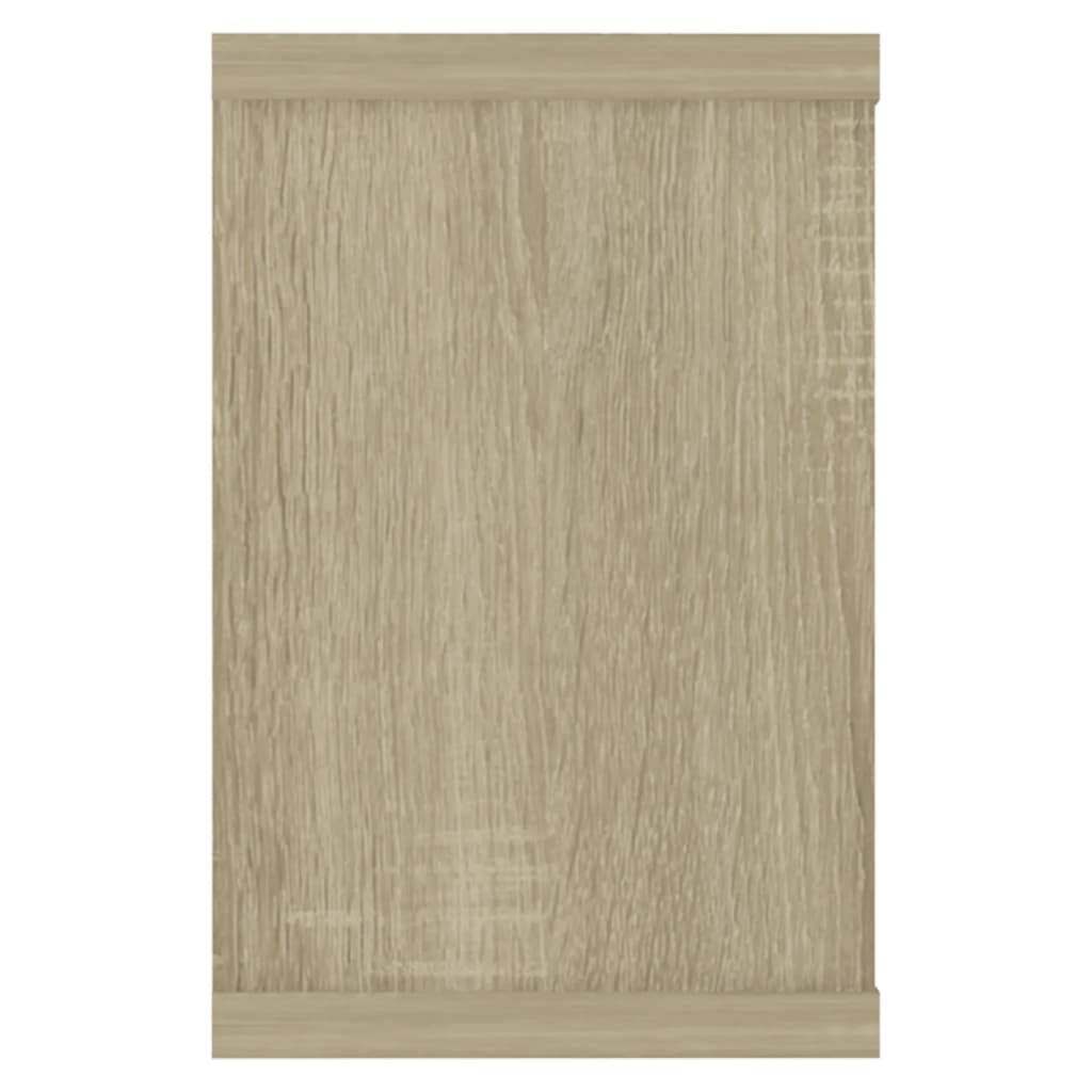 Wandschappen Kubus Spaanplaat Sonoma Eiken 4 60 x 15 x 23 cm