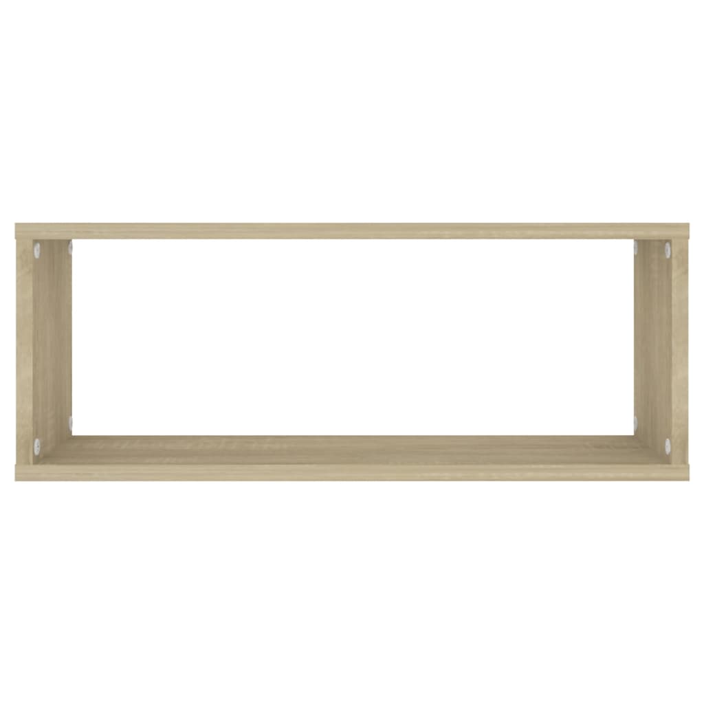 Wandschappen Kubus Spaanplaat Sonoma Eiken 6 60 x 15 x 23 cm