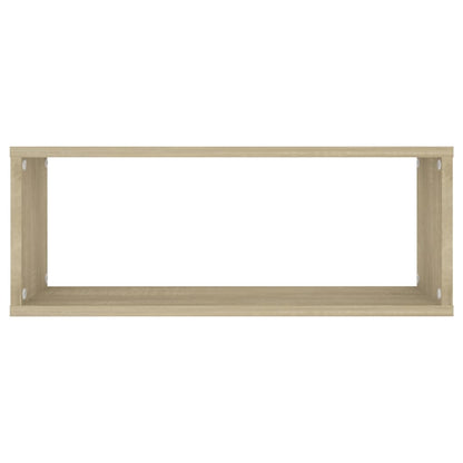 Wandschappen Kubus Spaanplaat Sonoma Eiken 6 60 x 15 x 23 cm