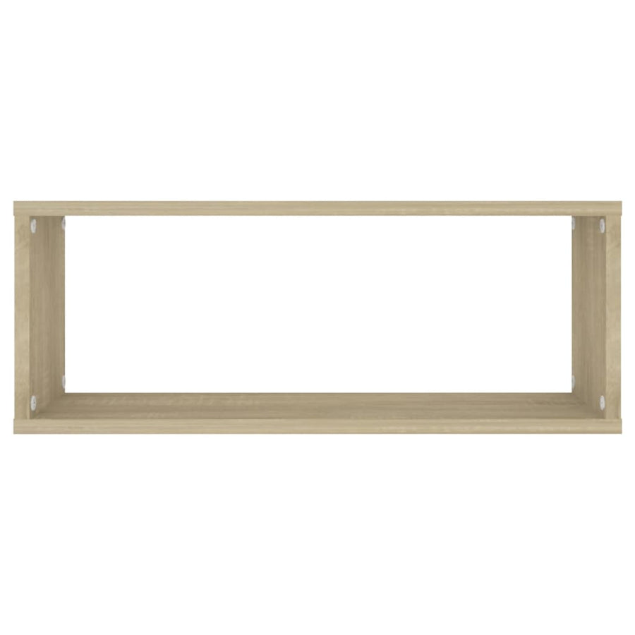 Wandschappen Kubus Spaanplaat Sonoma Eiken 6 60 x 15 x 23 cm
