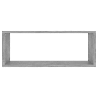 Wandschappen Kubus Spaanplaat Betongrijs 2 60 x 15 x 23 cm
