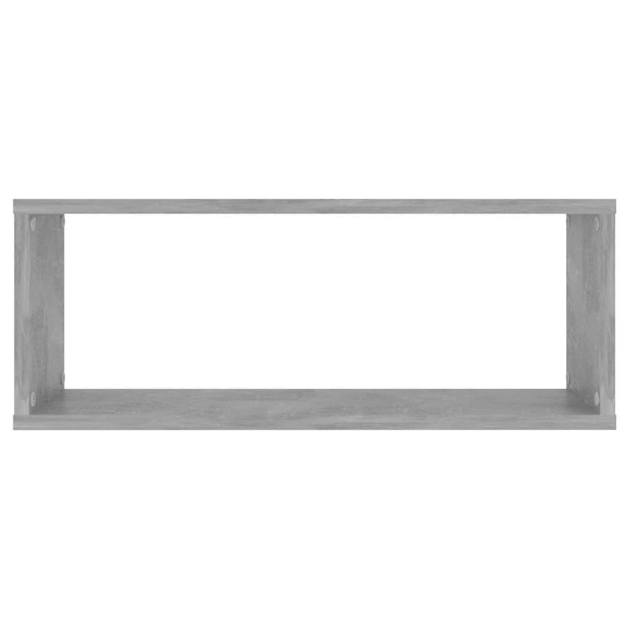 Wandschappen Kubus Spaanplaat Betongrijs 2 60 x 15 x 23 cm