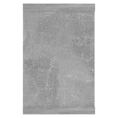 Wandschappen Kubus Spaanplaat Betongrijs 2 60 x 15 x 23 cm