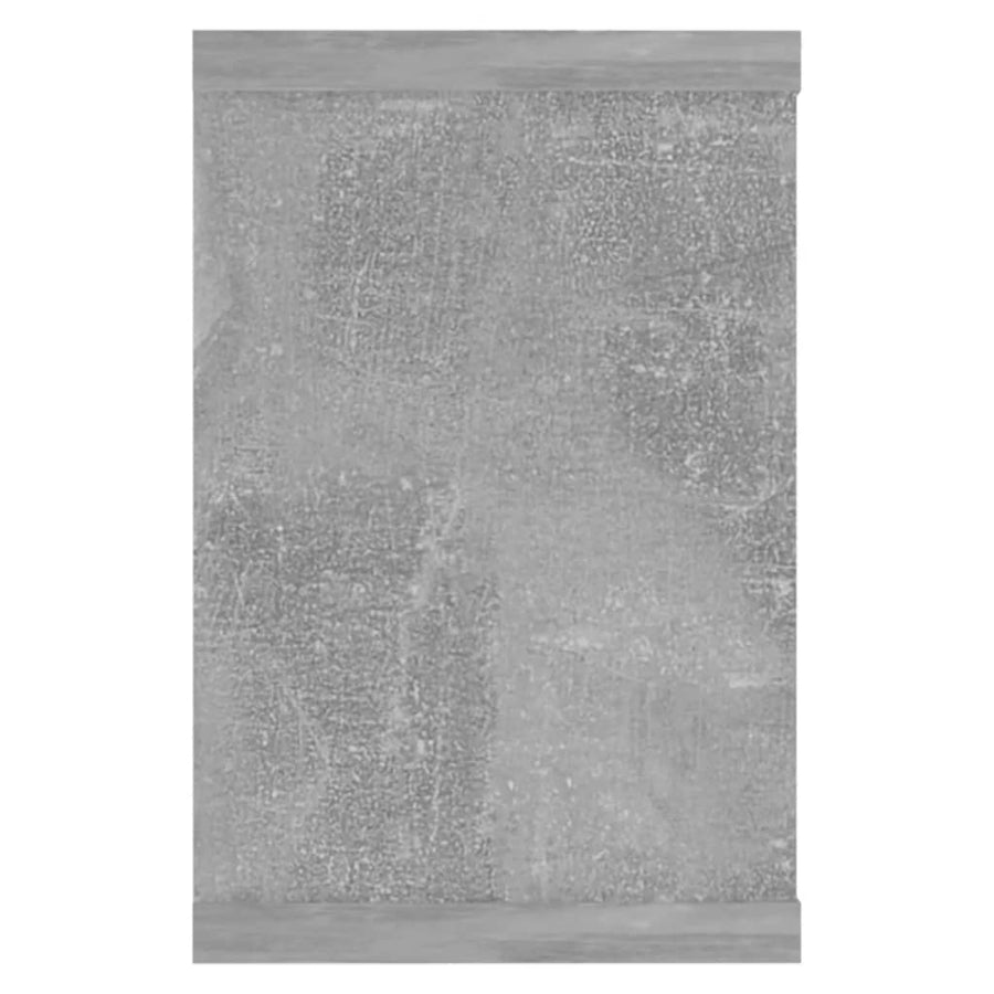 Wandschappen Kubus Spaanplaat Betongrijs 4 60 x 15 x 23 cm