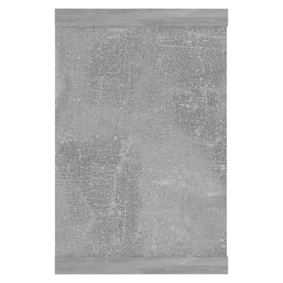 Wandschappen Kubus Spaanplaat Betongrijs 6 60 x 15 x 23 cm