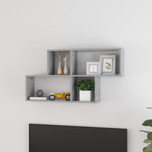 Wandschap 100X18X53 Cm Spaanplaat Betongrijs