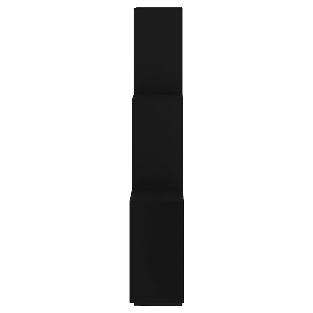 Wandschap Kubus 78X5X93 Cm Spaanplaat Zwart