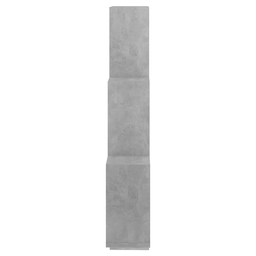 Wandschap Kubus 78X5X93 Cm Spaanplaat Betongrijs