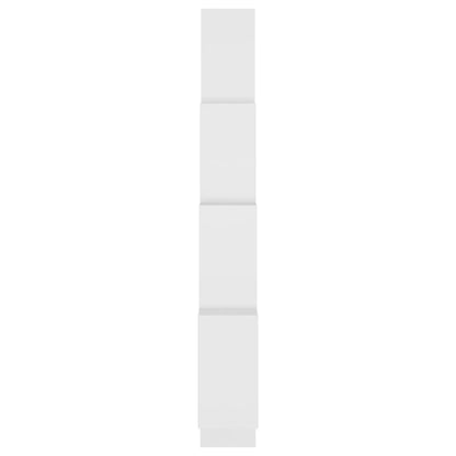 Wandschap Kubus 90X5X9 Cm Spaanplaat Wit